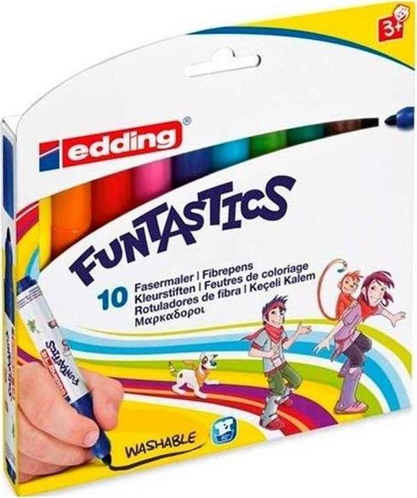 Edding Kalın 10'lu Set Keçe Uçlu Kalem - Image 1