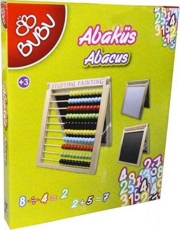 Bu-Bu Ahşap Tahtalı Siyah Abaküs  - Image 1