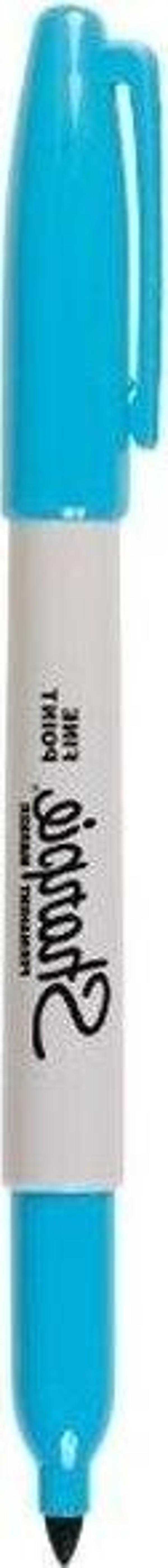 Sharpie Yuvarlak Uç Permanent Mavi Fine Markör Kalem - Image 1