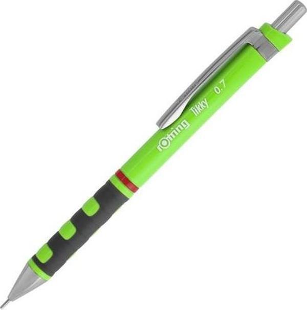 Rotring Tikky 0.7 mm Neon Yeşil Versatil Kalem - Image 1