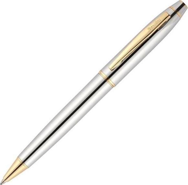 Scrikss 35 Gold Krom Tükenmez Kalem - Image 1