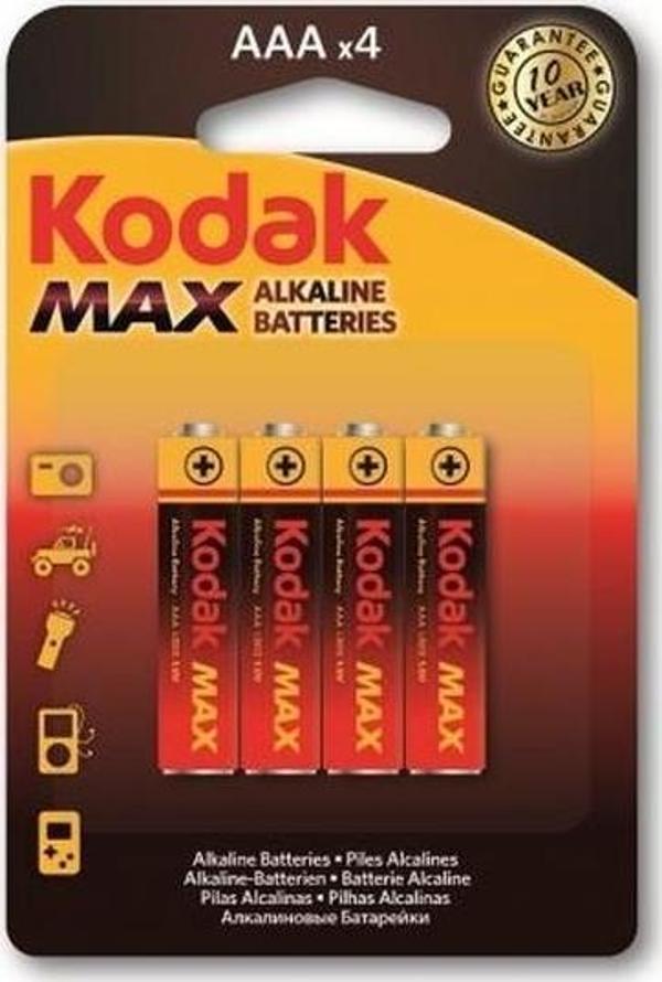 Kodak Max 4 Adet Alkalin ince Pil - 30952812 - Image 1