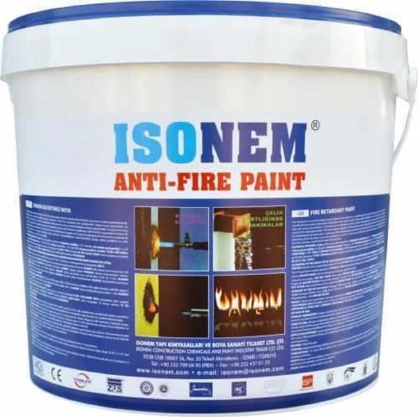 İsonem AntiFire Paint Yangın Geciktiren Boya 18 Kg Beyaz - Image 1
