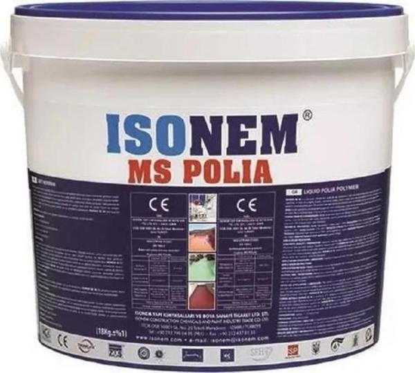 İsonem MS Polia Su Yalıtım Boyası 18 Kg Beyaz - Image 1