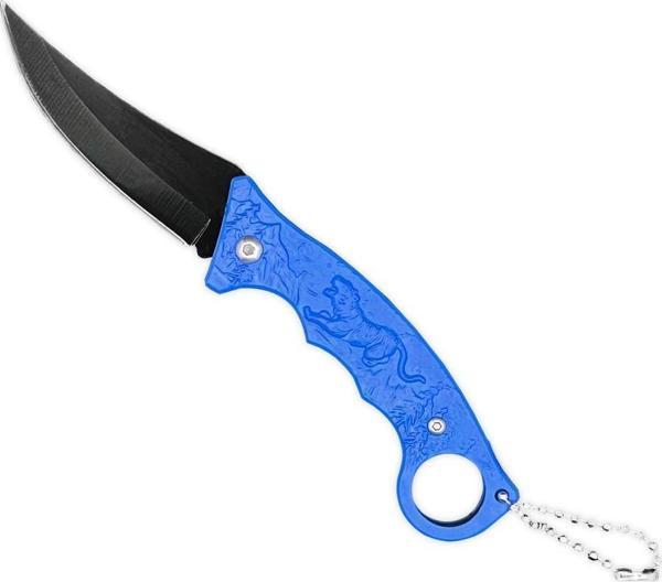 Savex Aslan Desenli Cep Çakısı Mavi (3836) - Image 1