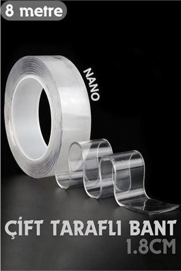 Findit 8 Metre Çift Taraflı Yapıştırıcı Bant Çivisiz Montaj - Image 1