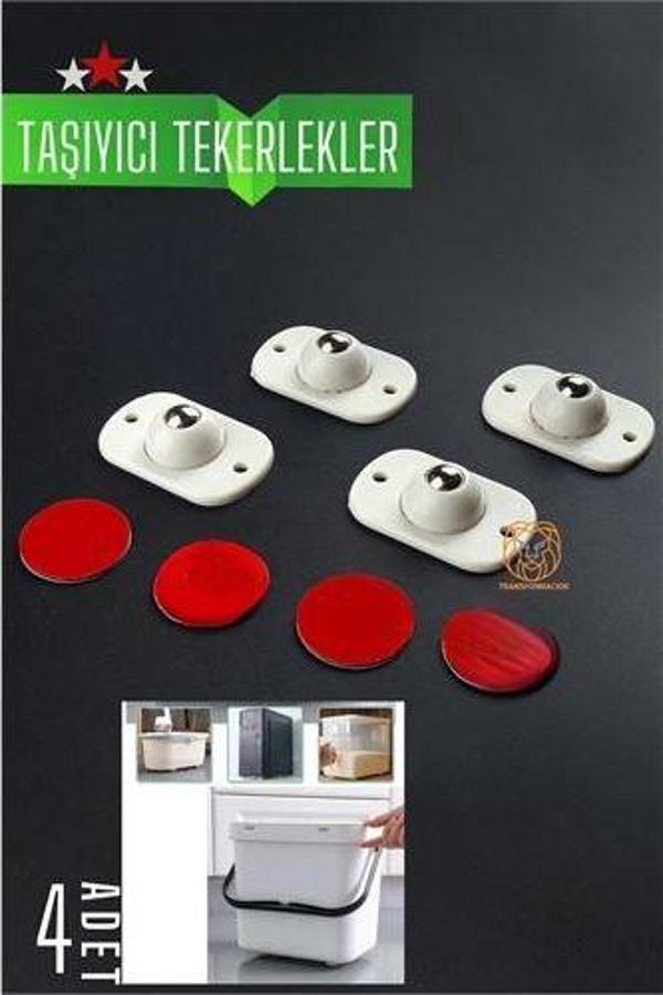Findit Bilyeli Mini Taşıyıcı Tekerlek Seti  360D Yapışkanlı - Image 1