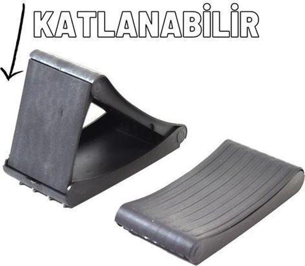 Findit Çivili Katlanabilir Kayma Önleyici Katlanır Takoz - Image 1