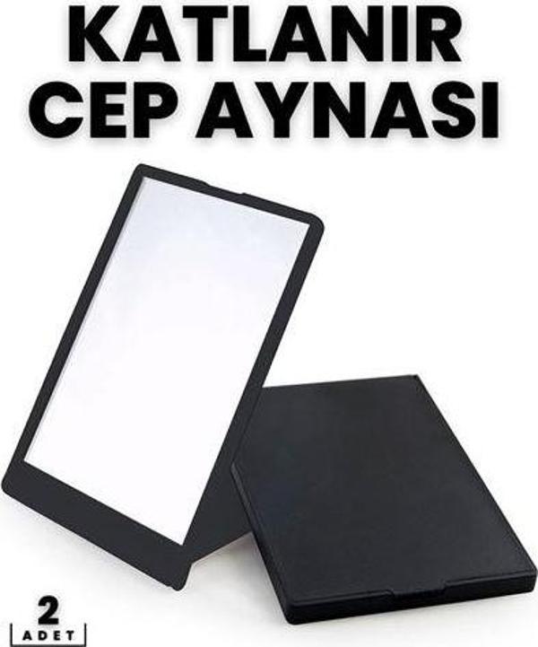 Findit Katlanabilir Mini Çanta Aynası 2 li SET - Image 1