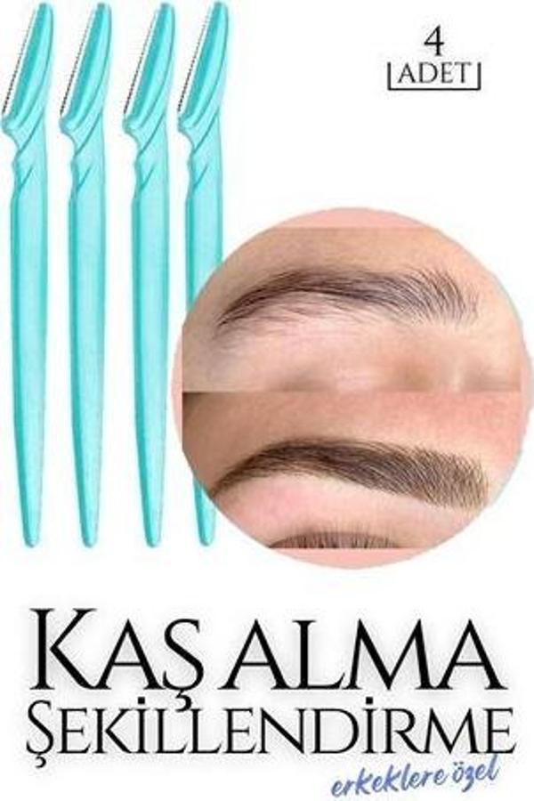 Findit Erkek Kaş Şekillendirme Tüy Alma Jileti Zeno Design 4 ADET - Image 1