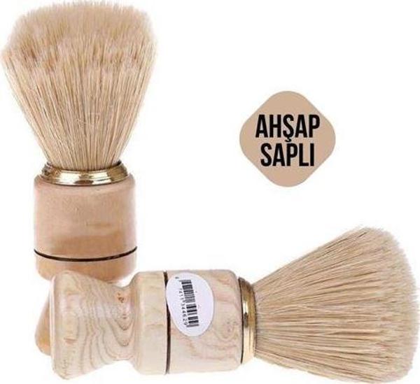 Findit Faux Ahşap Saplı Tıraş Fırçası - Image 1