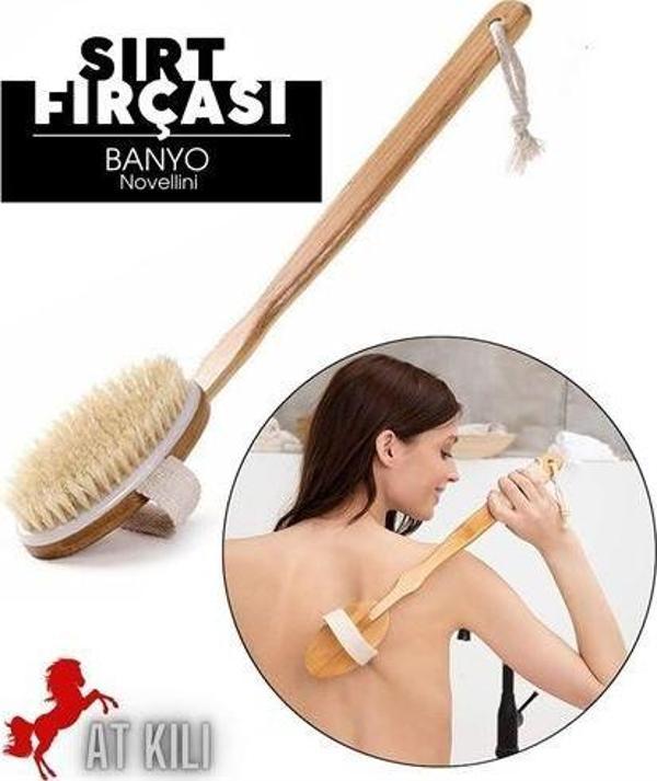 Findit Novellini Doğal Banyo Sırt ve Selülit Fırçası - Image 1