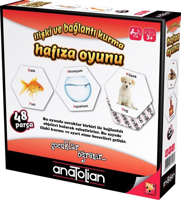 Anatolian Hafıza Oyunu - İlişki ve Bağlantı Kurma (48 Parça) 7403 - Image 1