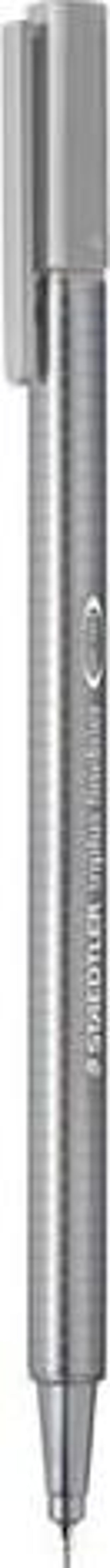 Staedtler Triplus Gri 0.3 mm Fineliner Kalem - Image 1