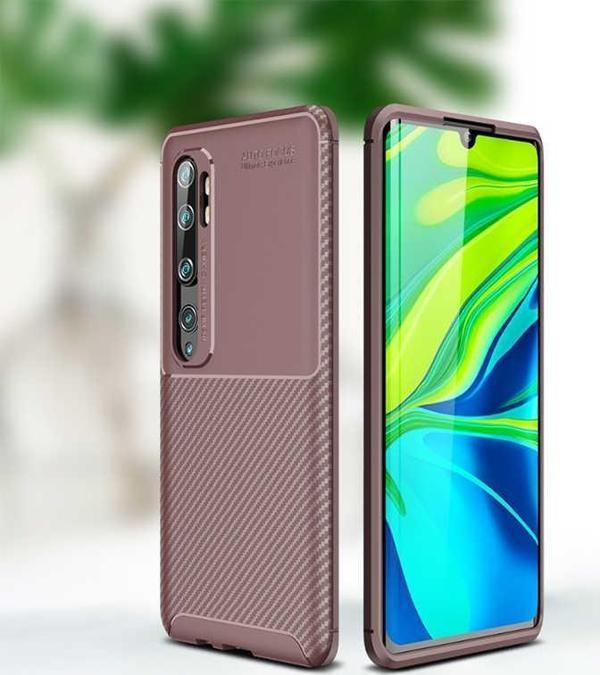 Xiaomi Mi Note 10 Kılıf Darbe Emici Uzun Ömürlü Parmak İzi Yapmaz Karbon Tasarım Negro Kılıf - Image 1