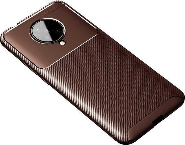 Xiaomi Poco F2 Pro Kılıf Darbe Emici Uzun Ömürlü Parmak İzi Yapmaz Karbon Tasarım Negro Kılıf - Image 1