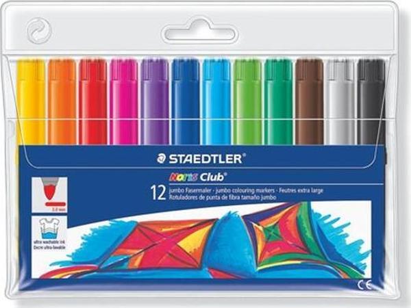 Staedtler Jumbo Noris 12'li Keçeli Boya Seti - Image 1