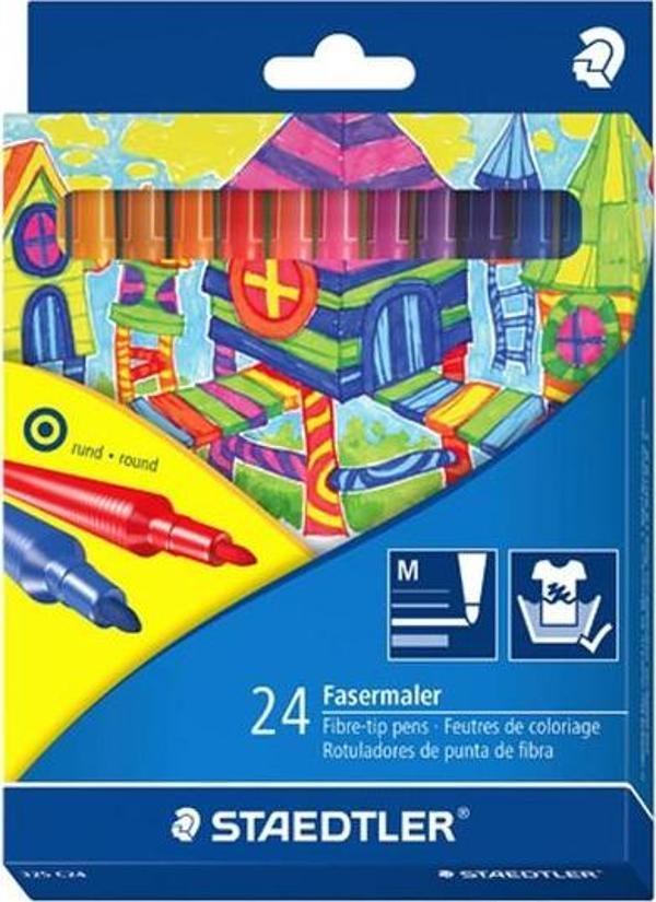 Staedtler Noris Clup 24'lü Keçeli Kalem Seti - Image 1