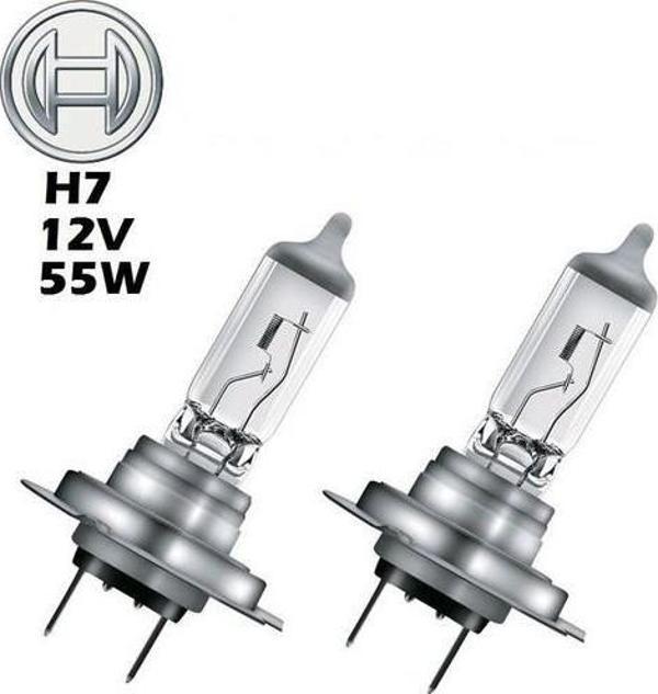 Bosch H7 12V 55W Far Ampülü 2 Adet Set - Image 1
