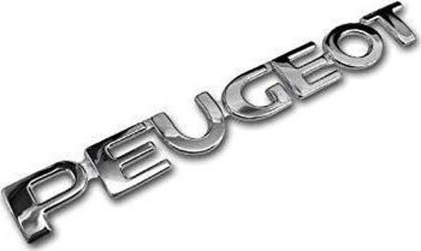 PEUGEOT 206  BAGAJ KAPUTU ÜZERİ PEUGEOT YAZISI     8663.XT - Image 1