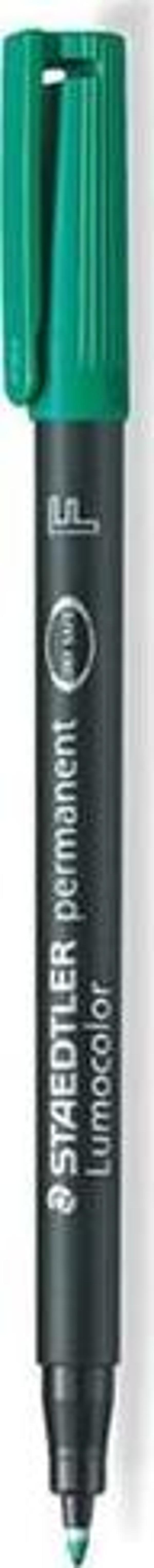 Staedtler Permanent F Yeşil Kalem - Image 1