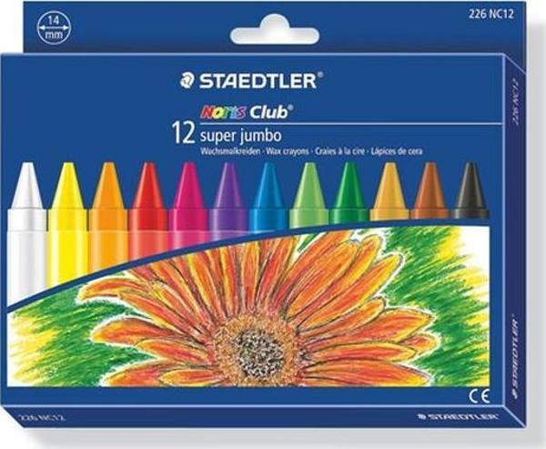 Staedtler Noris Clup Süper 12'li Yağlı Pastel Boya Seti - Image 1