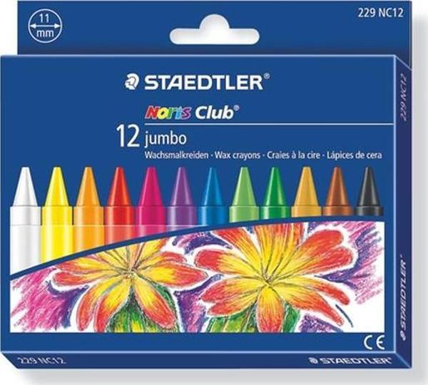 Staedtler Noris Clup Jumbo 12'li Pastel Boya Seti - Image 1
