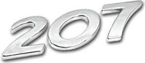 PEUGEOT 207 -  BAGAJ KAPUTU  ÜZERİ 207  YAZISI    8665.PV - Image 1