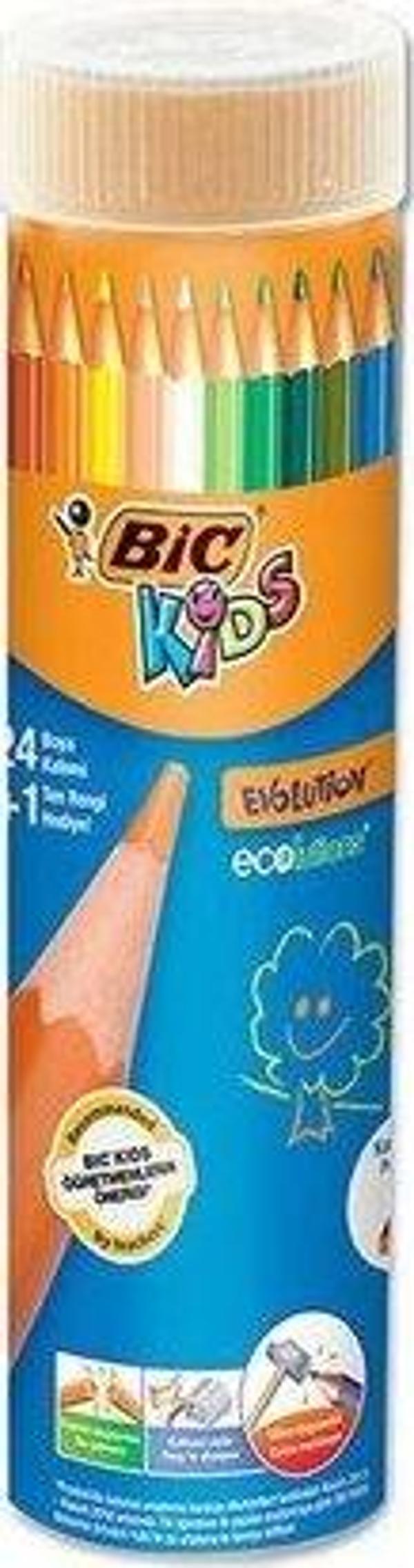 Bic Extra Güçlü Uç 24+1 Metal Tüp Kuru Boya  - Image 1