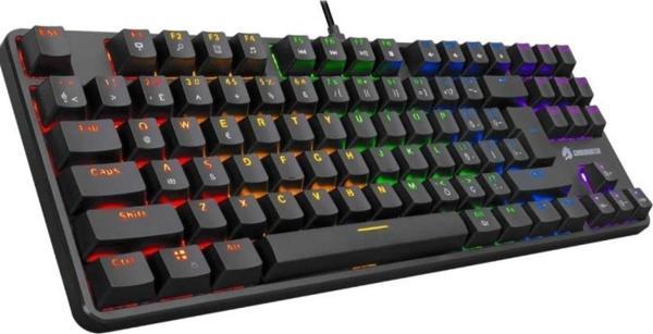 Gamebooster Gb-Gm06B Q Usb Core Rainbow Aydınlatmalı Siyah 88 Tuş Mekanik Oyun Klavyesi - Image 1