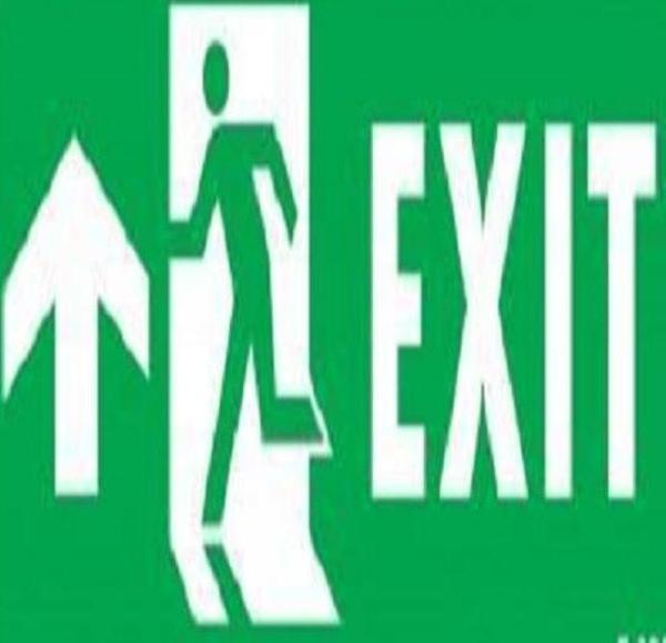Uyarı Levhası Exit "949" - Image 1
