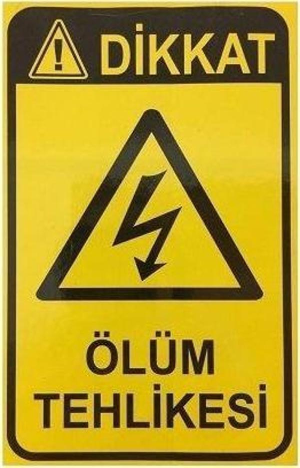 Uyarı Levhası Ölüm Tehikesi "1104" - Image 1