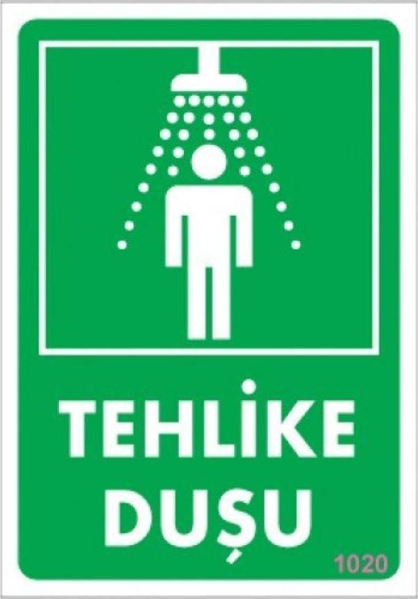 Uyarı Levhası Tehlike Duşu "1020" - Image 1