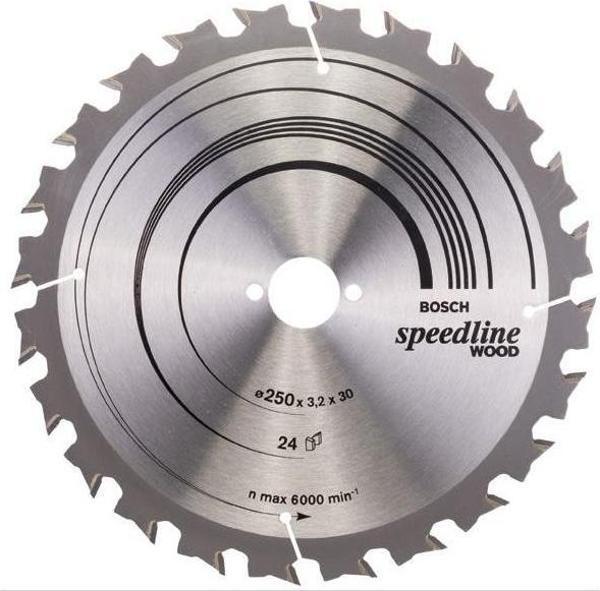 Bosch Daire Testere Bıçağı SE Wood 250x30  24 D - Image 1