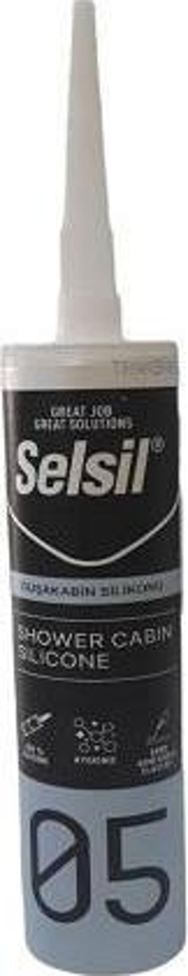 Selsil Duşakabin Mutfak Banyo Silikon Şeffaf 280ml - Image 1