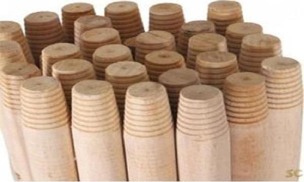 Ahşap Çam Fırça Sapı Vidalı 120 Cm - Image 1