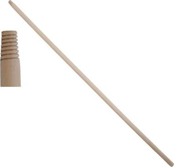 Ahşap Gürgen Fırça Sapı Vidalı 120 Cm - Image 1