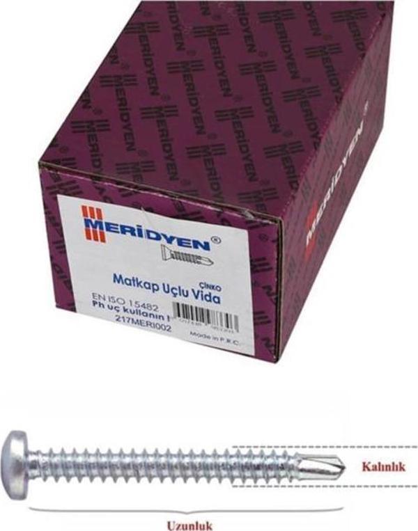 Meridyen Matkap Uçlu Yhb 4.2x38 500 Lü Paket - Image 1