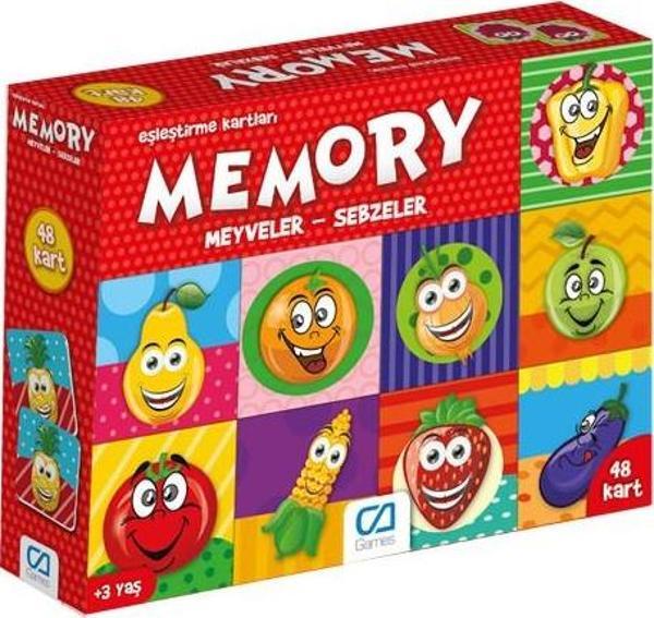Ca Games 5040 Memory Meyveler Sebzeler Eğitici Oyun - Image 1
