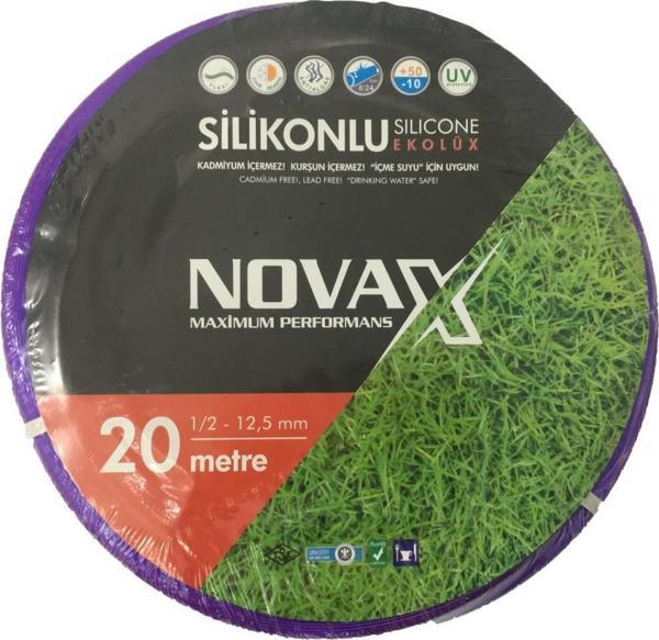 Novax Ekolüks Silikon Pvc Bahçe Hortumu 1/2 20mt  - Image 1
