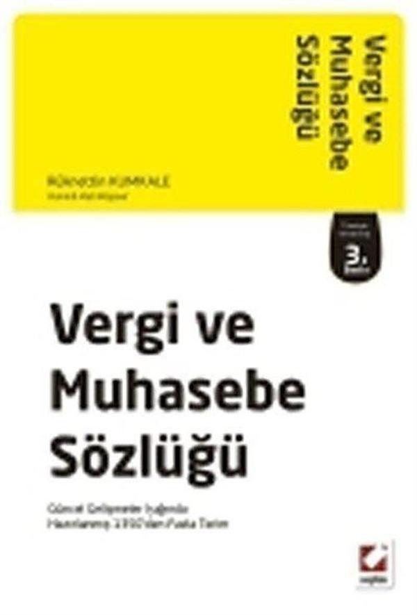 Vergi ve Muhasebe Sözlüğü - Seçkin Yayıncılık - Image 1