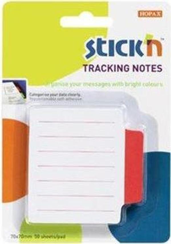 Hopax Stickn Beyaz Kırmızı 50 Yaprak Not Kağıdı - Image 1
