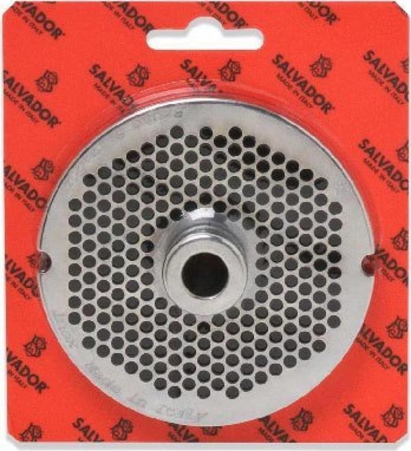 Salvador İnox Paslanmaz Kıyma Makinesi Aynası, Ağızı 12 No - 8 mm - Image 1