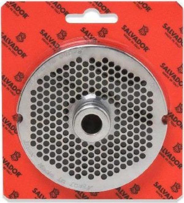Salvador İnox Paslanmaz Kıyma Makinesi Aynası, Ağızı 42 No - 8 mm - Image 1