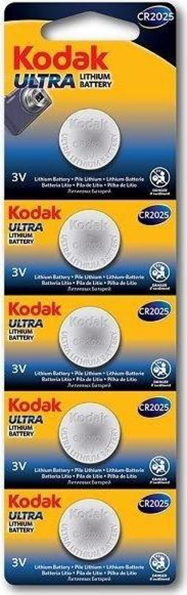 Kodak Kocak CR2025 3 Volt Ultra Lityum Para Pil - Image 1
