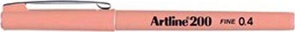Artline 200 0.4 mm Apricot Fineliner Kalem - Image 1