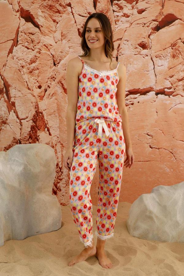 İp Askılı Pegasus Kadın Pijama Takımı- Genç Anne Serisi- Çeyizlik Pijama  - Image 1