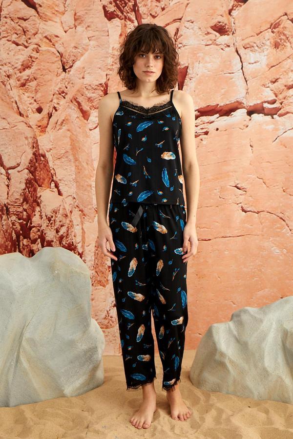 İp Askılı Pegasus Kadın Pijama Takımı- Genç Anne Serisi- Çeyizlik Pijama  - Image 1