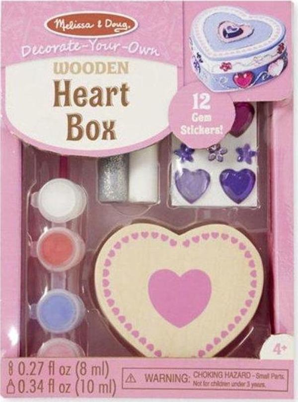 Melissa & Doug Sen Yap Sen Oyna Ahşap Kalp Kutu - Image 1