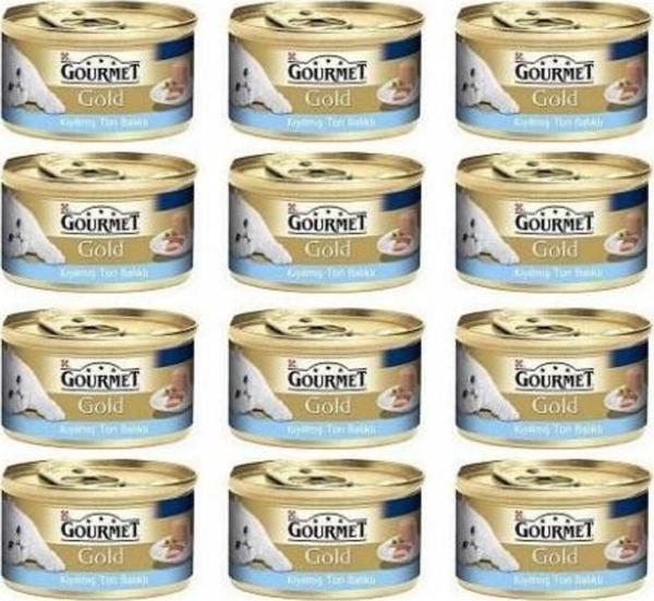 Gourmet Gold Kıyılmış Ton Balıklı Yaş Kedi Maması 85 gr x 6 Adet - Image 1